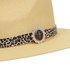 Chapéu Social Amarelo com Bandinha Estampa de Onça Texas Diamond 28946