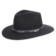 Chapéu Social Indiana Preto Texas Diamond 23025 Chapéu Social Indiana Preto Texas Diamond 23025