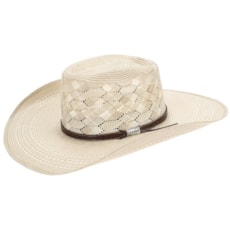 Chapéu Stetson 20X Palha Bege Talqueado 17447 Chapéu Stetson 20X Palha Bege Talqueado 17447