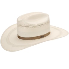 Chapéu Stetson 20X Palha Bege Talqueado 17448 Chapéu Stetson 20X Palha Bege Talqueado 17448