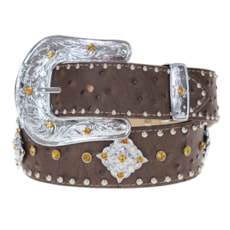 Cinto Country Réplica Avestruz com Strass Master 22709 Cinto Country Réplica Avestruz com Strass Master 22709