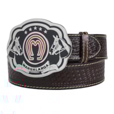 Cinto de Couro Masculino Cowboy Cow Way Marrom 22424 Cinto de Couro Masculino Cowboy Cow Way Marrom 22424