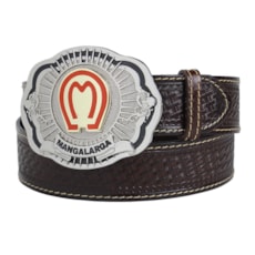 Cinto de Couro Masculino Cowboy Cow Way Marrom 22425 Cinto de Couro Masculino Cowboy Cow Way Marrom 22425