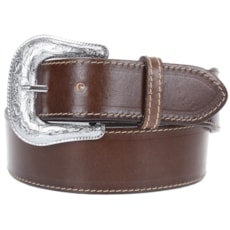 Cinto Masculino de Couro Liso Cow Way Marrom 20068 Cinto Masculino de Couro Liso Cow Way Marrom 20068
