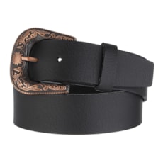 Cinto Preto de Couro Masculino Cow Way 26467 Cinto Preto de Couro Masculino Cow Way 26467