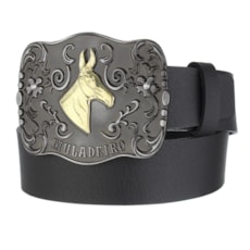 Cinto Preto de Couro Masculino Cow Way 26470 Cinto Preto de Couro Masculino Cow Way 26470