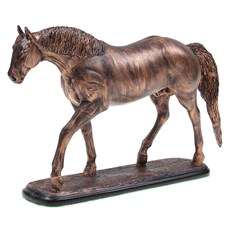 Escultura em Resina Cavalo Quarto de Milha Home Western Decor 27254