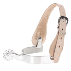 Espora Doma Inox com Correia - Rodeo West 17577 Espora Doma Inox com Correia - Rodeo West 17577