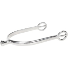 Espora Hípica Importada Inox Cão Redondo 15mm - Instep Espora Hípica Importada Inox Cão Redondo 15mm - Instep