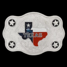 Fivela Country Prata Texas - Rodeo West 18926 Fivela Country Prata Texas - Rodeo West 18926