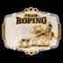 Fivela Master Team Roping com Banho Dourado / Prata 13791