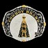 Fivela Nossa Senhora Aparecida com Banho Dourado e Prata - Cowboy Brand 8965