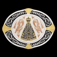 Fivela Nossa Senhora Aparecida Oval Sumetal 20326 Fivela Nossa Senhora Aparecida Oval Sumetal 20326