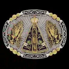 Fivela Nossa Senhora Aparecida Pelegrini 22554 Fivela Nossa Senhora Aparecida Pelegrini 22554