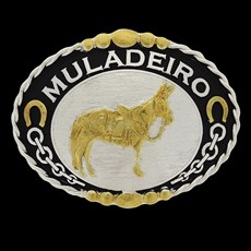 Fivela para Cinto Cowboy Brand Muladeiro 22907
