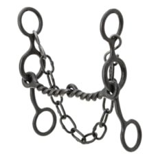 Freio Bolinha com Bocal Torcido Bronc-Steel 25244 Freio Bolinha com Bocal Torcido Bronc-Steel 25244