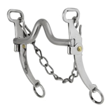 Freio Campeiro Inox Bocal Alto Bronc-Steel 25956 Freio Campeiro Inox Bocal Alto Bronc-Steel 25956