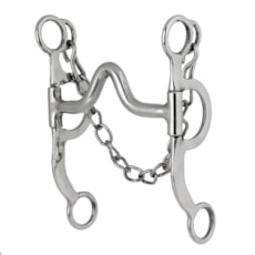 Freio Fernandinho Inox Bocal Alto Bronc-Steel 25943 Freio Fernandinho Inox Bocal Alto Bronc-Steel 25943