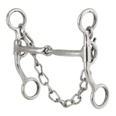 Freio Goiano Inox Articulado Bronc-Steel 25959 Freio Goiano Inox Articulado Bronc-Steel 25959