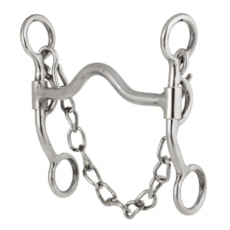 Freio Goiano Inox Bocal Baixo Bronc-Steel 25958 Freio Goiano Inox Bocal Baixo Bronc-Steel 25958