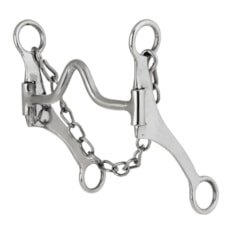 Freio L Longo Inox Bocal Alto Bronc-Steel 25951 Freio L Longo Inox Bocal Alto Bronc-Steel 25951