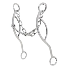 Freio Levantador Inox Bocal Torcido Rodeo West 23162 Freio Levantador Inox Bocal Torcido Rodeo West 23162