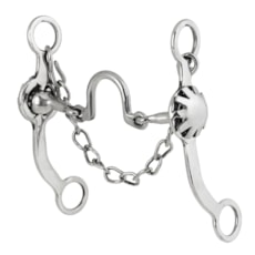 Freio Maluquinho Inox com Barbela Bronc-Steel 25967 Freio Maluquinho Inox com Barbela Bronc-Steel 25967