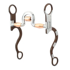 Freio Metalab 268755 Antique Western Show Bit Level 4 Freio Metalab 268755 Antique Western Show Bit Level 4