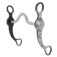 Freio para Cavalo Metalab 230406 Black Satin Level 3 Freio para Cavalo Metalab 230406 Black Satin Level 3