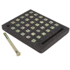 Kit Alfabeto e Algarismo Tandy Leather 1/4'' 8137-00 Kit Alfabeto e Algarismo Tandy Leather 1/4'' 8137-00