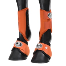 Kit Boots Horse Caneleira e Cloche Laranja 25849 Kit Boots Horse Caneleira e Cloche Laranja 25849