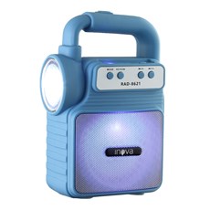 Mini Caixa de Som sem Fio com Lanterna Rádio FM USB TF Inova 28575