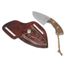 Mini Faca Campeira Inox com Bainha Old West 29236 Mini Faca Campeira Inox com Bainha Old West 29236