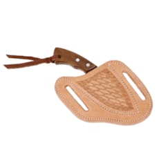 Mini Faca com Bainha de Couro Bordado Equitech 27211 Mini Faca com Bainha de Couro Bordado Equitech 27211