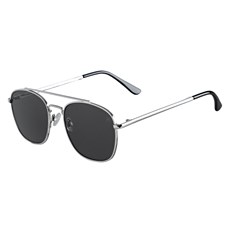 Óculos de Sol Quadrado Prata Twisted Wire 29949