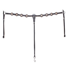 Peiteira para Cavalo Bronc-Steel Couro Marrom 21994 Peiteira para Cavalo Bronc-Steel Couro Marrom 21994