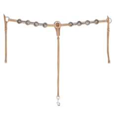 Peiteira para Cavalo Couro Natural Bronc-Steel 21971 Peiteira para Cavalo Couro Natural Bronc-Steel 21971