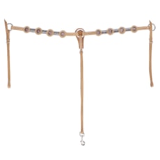 Peiteira para Cavalo Couro Natural Bronc-Steel 21975 Peiteira para Cavalo Couro Natural Bronc-Steel 21975
