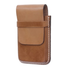 Porta Celular em Couro Liso Natural Cow Way 27426 Porta Celular em Couro Liso Natural Cow Way 27426
