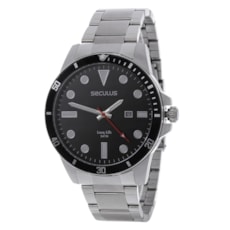Relógio Masculino Seculus Long Life 5 ATM Prata 24981 Relógio Masculino Seculus Long Life 5 ATM Prata 24981