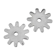 Roseta para Espora 10 Pontas Inox Bronc-Steel 25961 Roseta para Espora 10 Pontas Inox Bronc-Steel 25961