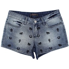 Short Jeans Feminino Confort  Sky Bleach - Tassa Gold 17185