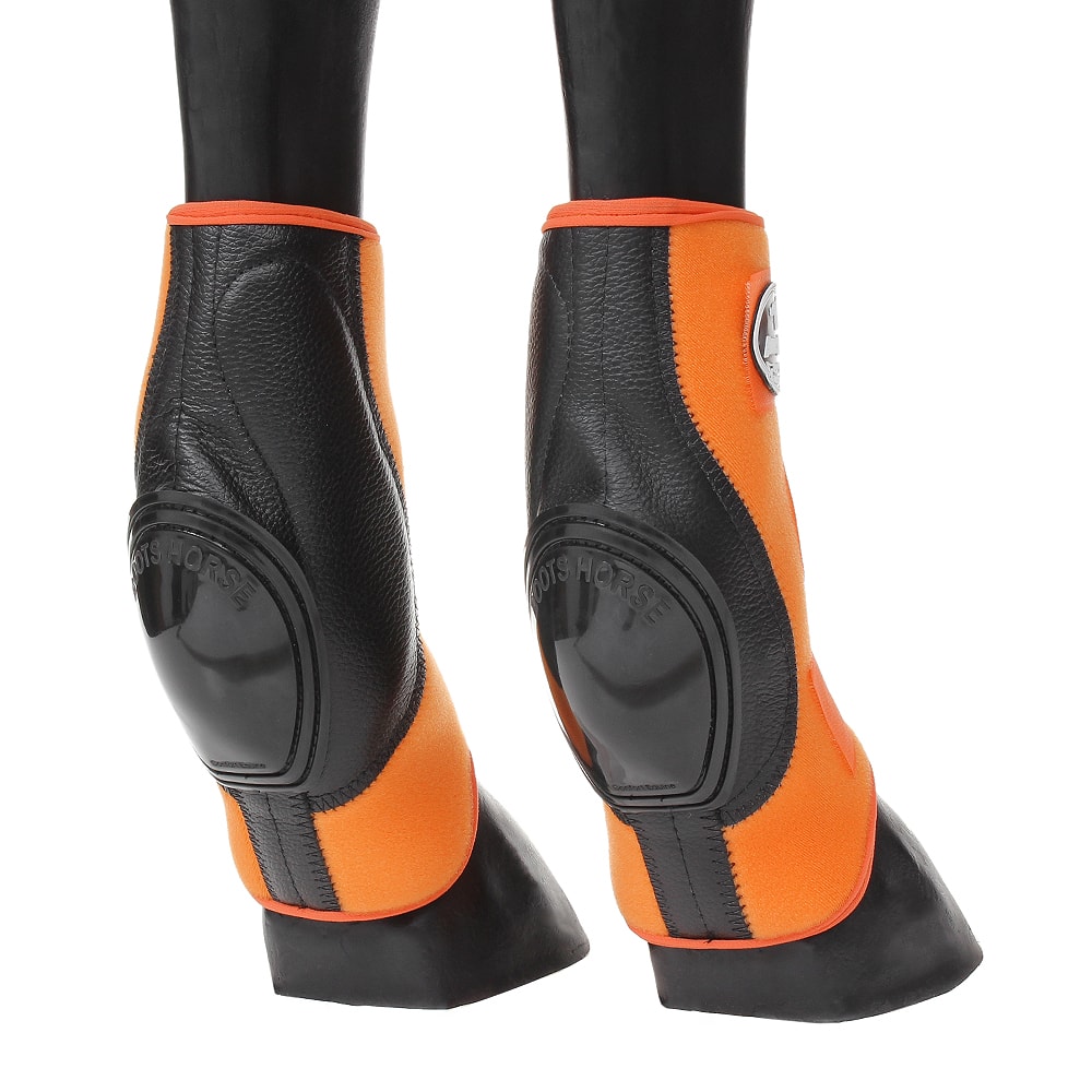 leather boots with straps
