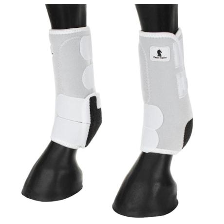 classic equine leather splint boots