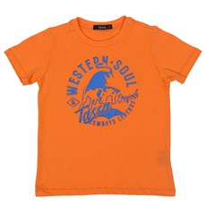 T-Shirt Infantil Masculina Laranja Tassa 31926